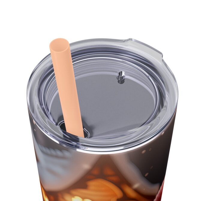 Skinny Tumbler with Straw, 20oz