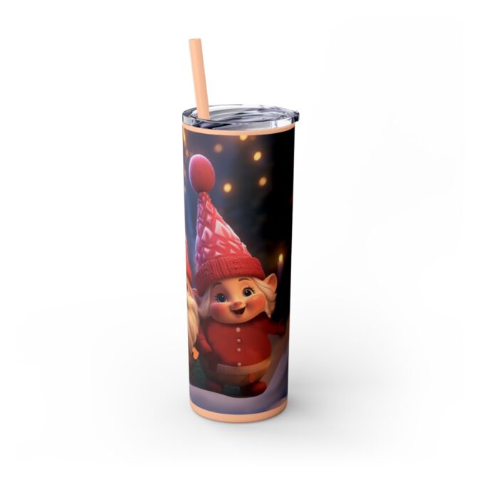 Skinny Tumbler with Straw, 20oz