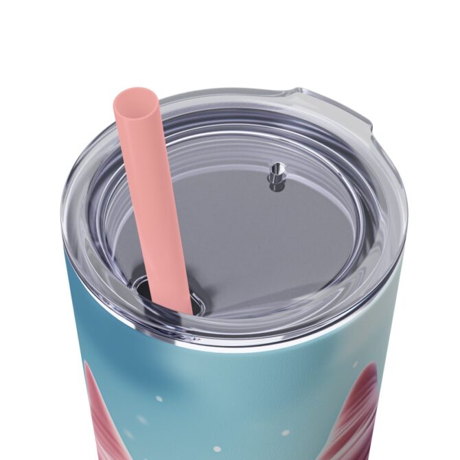 Skinny Tumbler with Straw, 20oz