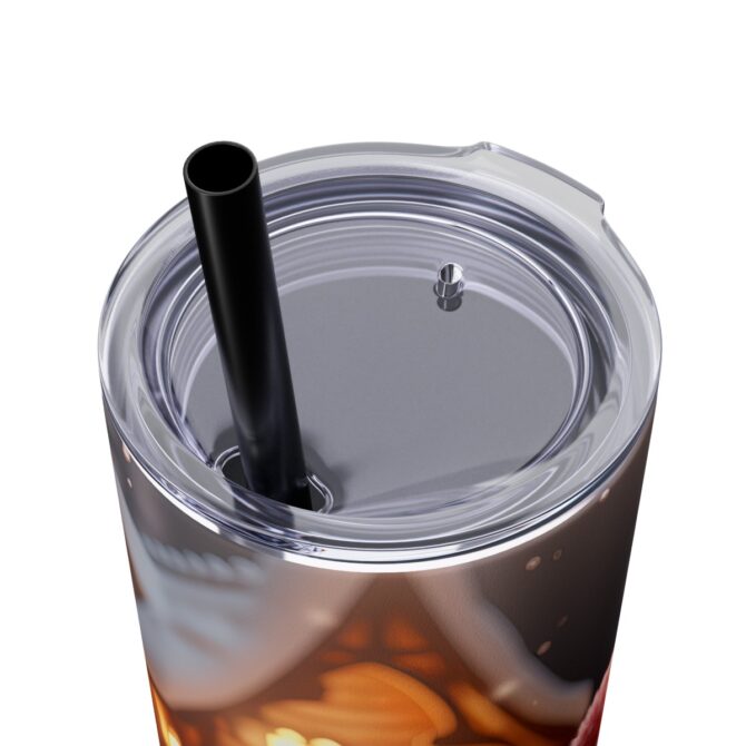 Skinny Tumbler with Straw, 20oz