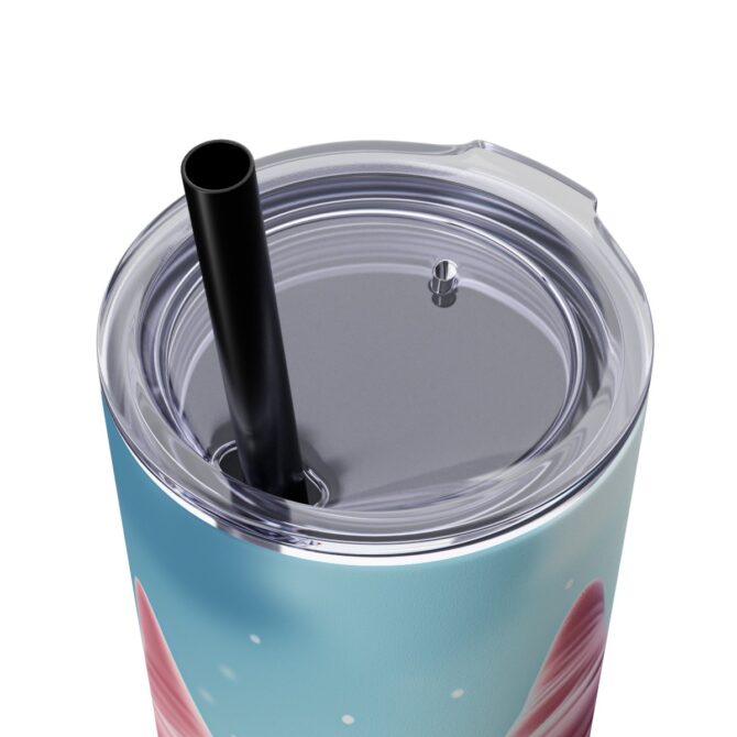 Skinny Tumbler with Straw, 20oz