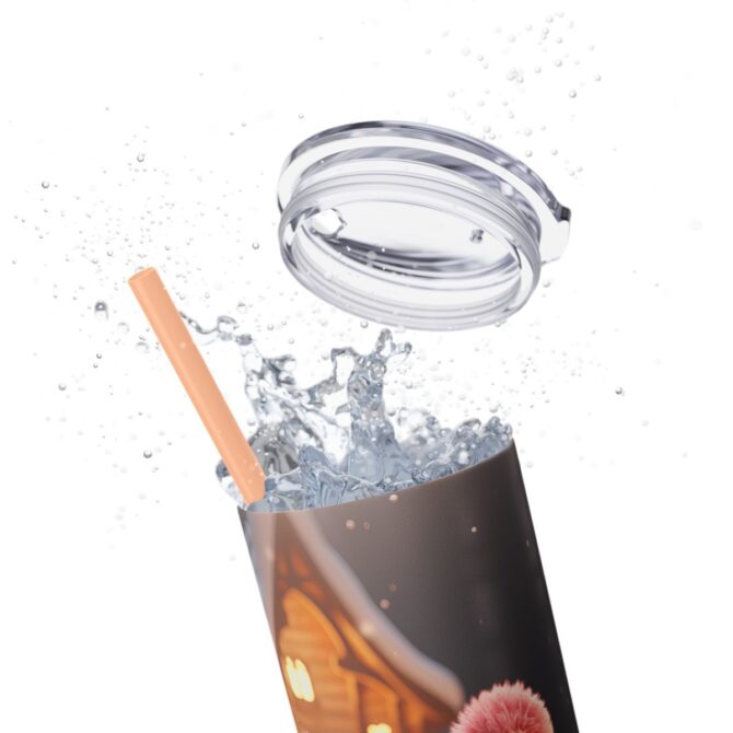 Skinny Tumbler with Straw, 20oz