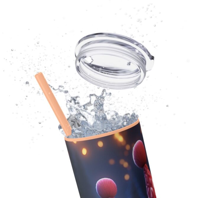 Skinny Tumbler with Straw, 20oz