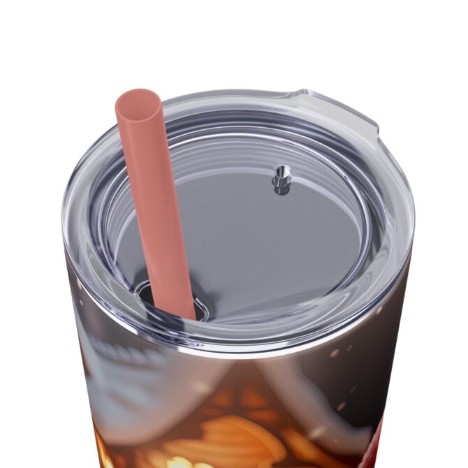 Skinny Tumbler with Straw, 20oz