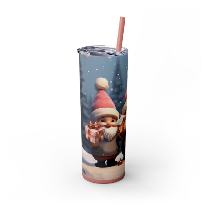 Skinny Tumbler with Straw, 20oz