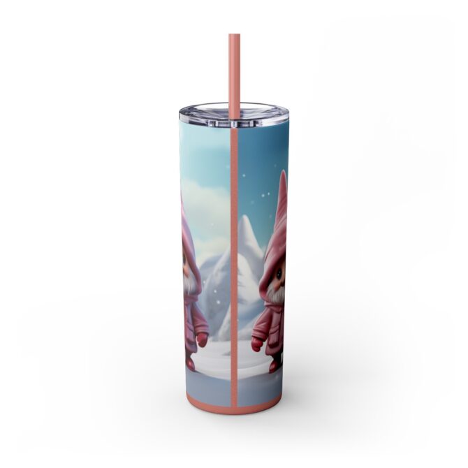 Skinny Tumbler with Straw, 20oz