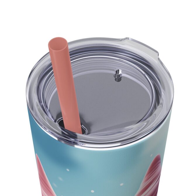 Skinny Tumbler with Straw, 20oz