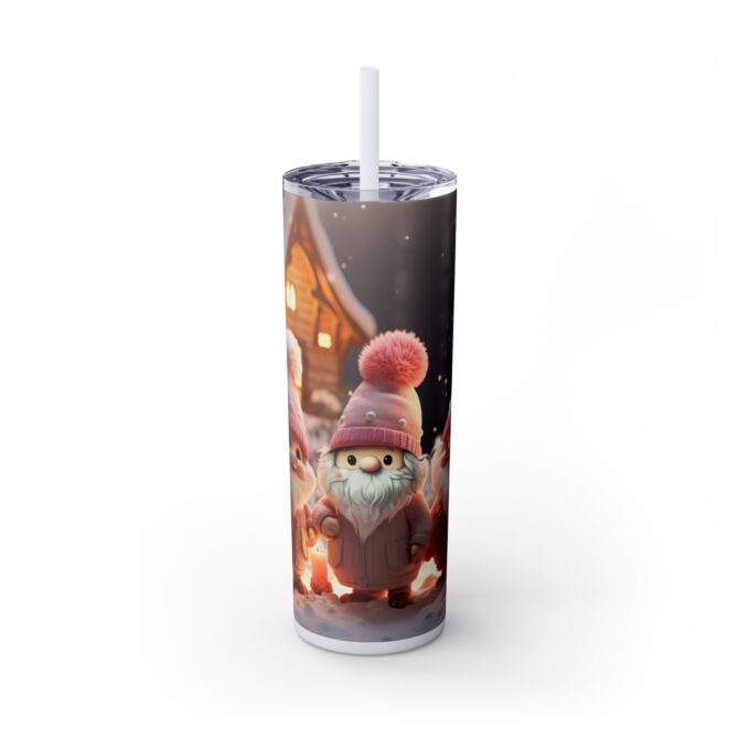 Skinny Tumbler with Straw, 20oz