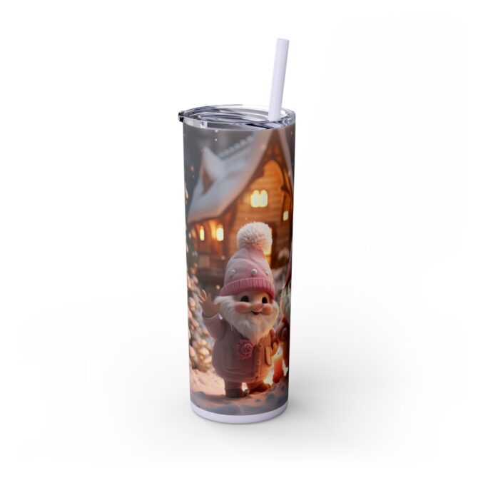 Skinny Tumbler with Straw, 20oz