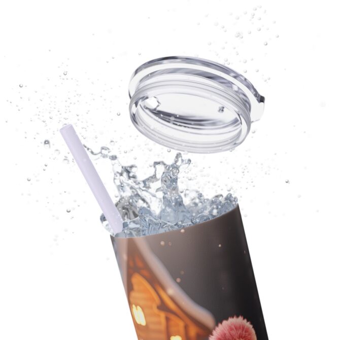 Skinny Tumbler with Straw, 20oz