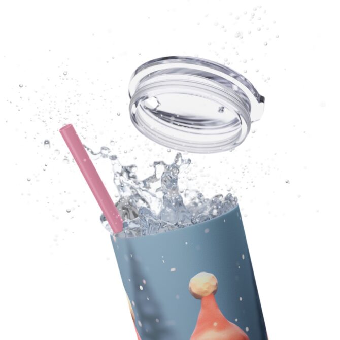 Skinny Tumbler with Straw, 20oz