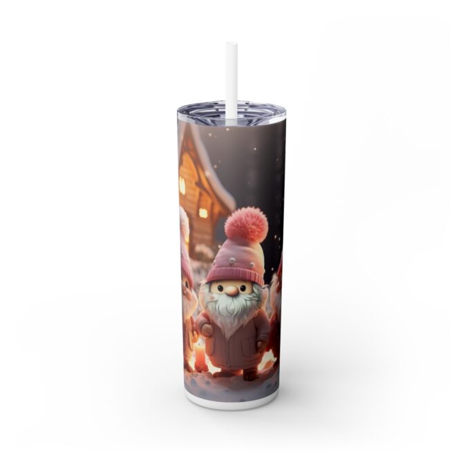 Skinny Tumbler with Straw, 20oz