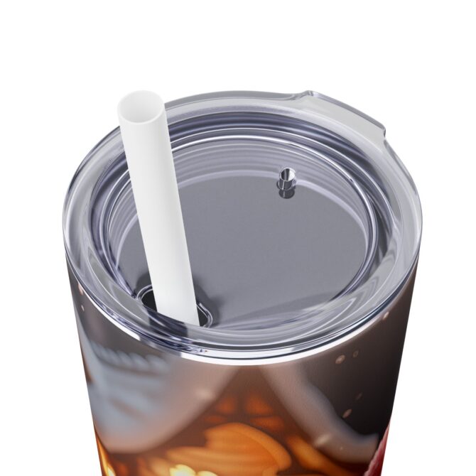 Skinny Tumbler with Straw, 20oz