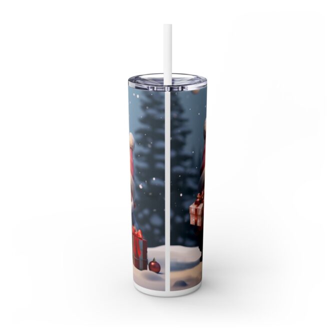 Skinny Tumbler with Straw, 20oz