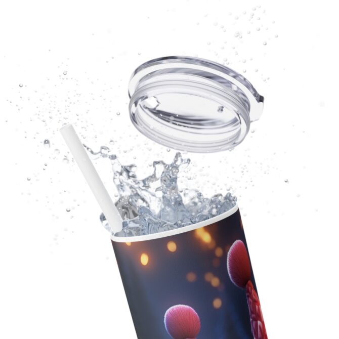 Skinny Tumbler with Straw, 20oz