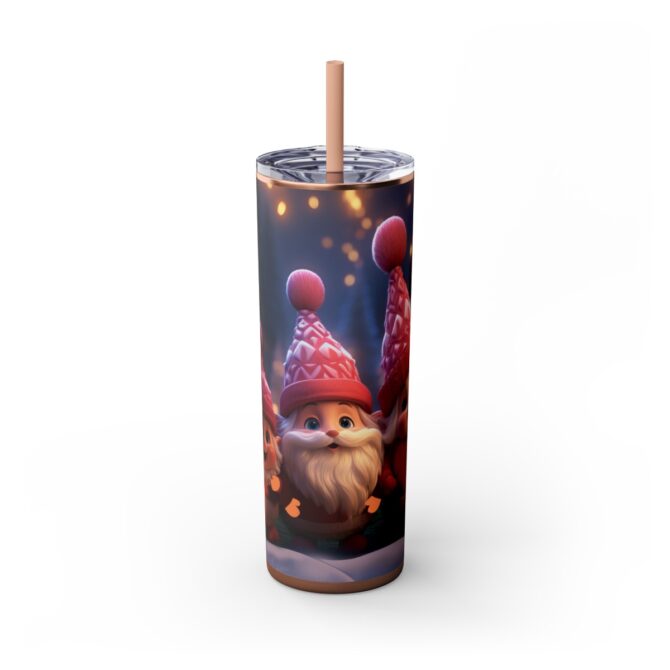 Skinny Tumbler with Straw, 20oz