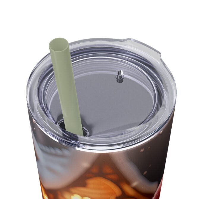 Skinny Tumbler with Straw, 20oz