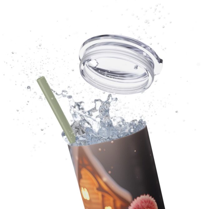 Skinny Tumbler with Straw, 20oz