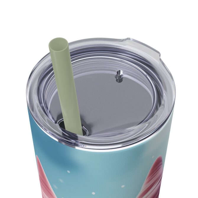 Skinny Tumbler with Straw, 20oz