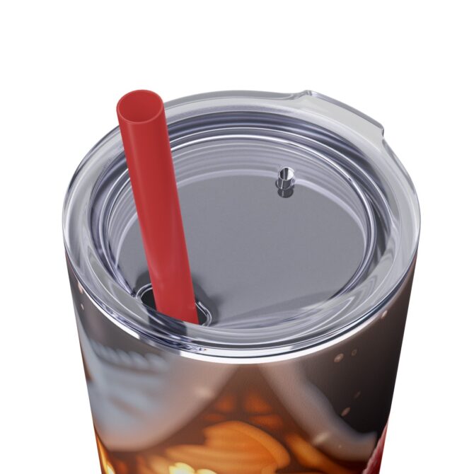 Skinny Tumbler with Straw, 20oz