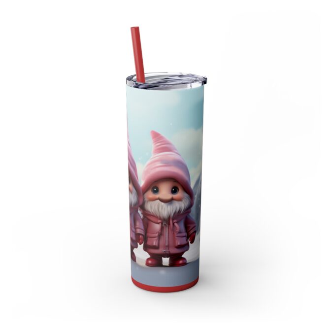 Skinny Tumbler with Straw, 20oz