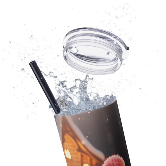 Skinny Tumbler with Straw, 20oz