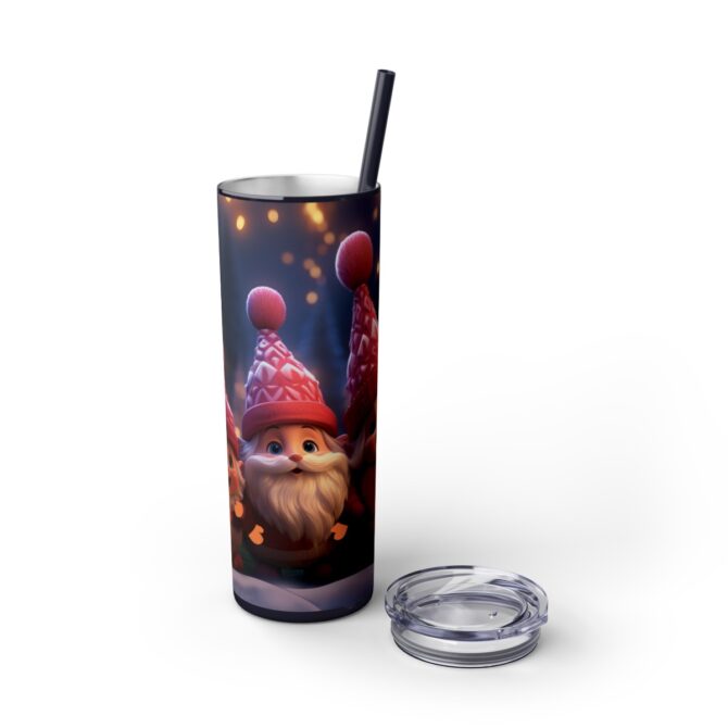 Skinny Tumbler with Straw, 20oz