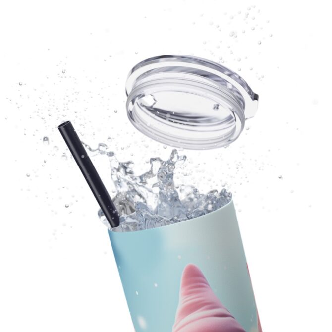 Skinny Tumbler with Straw, 20oz