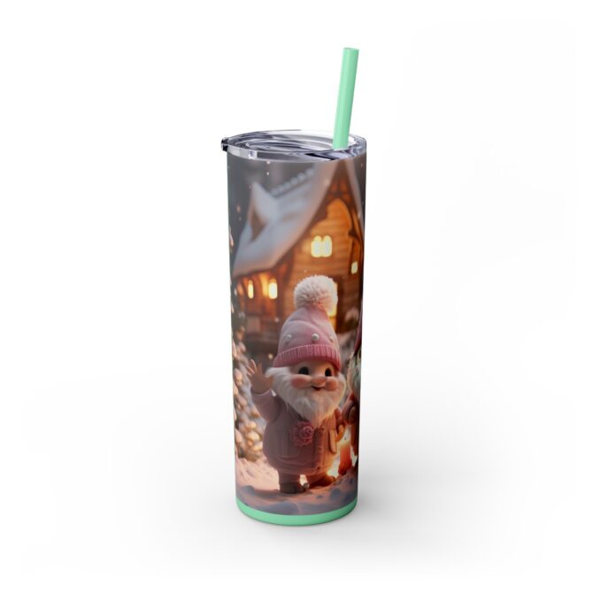 Skinny Tumbler with Straw, 20oz