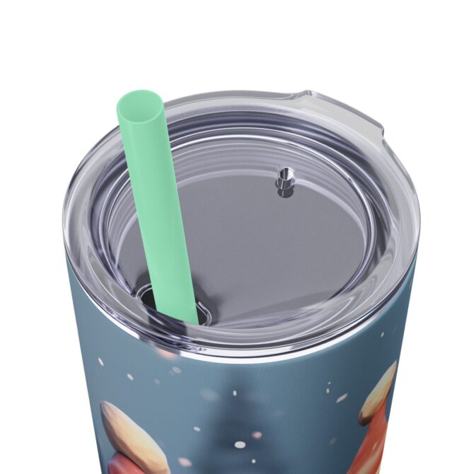 Skinny Tumbler with Straw, 20oz