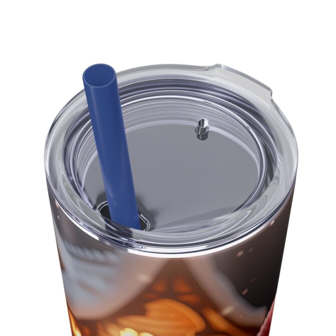 Skinny Tumbler with Straw, 20oz