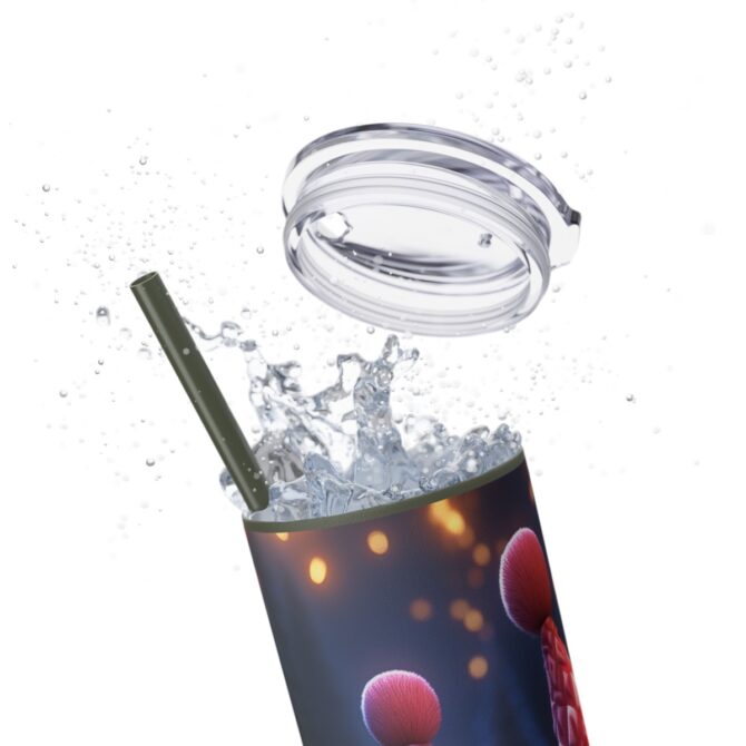 Skinny Tumbler with Straw, 20oz