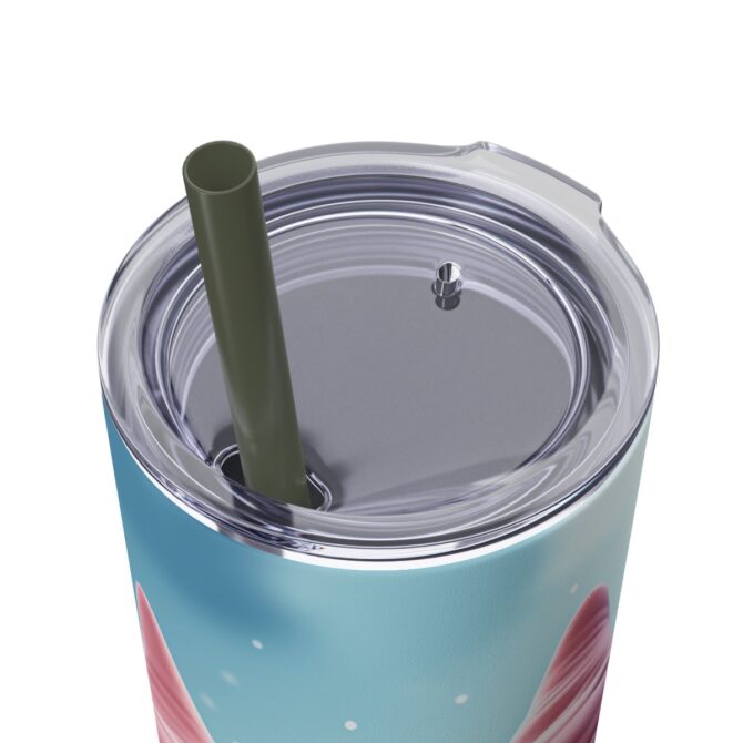 Skinny Tumbler with Straw, 20oz