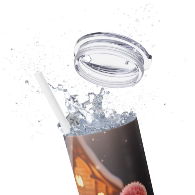 Skinny Tumbler with Straw, 20oz